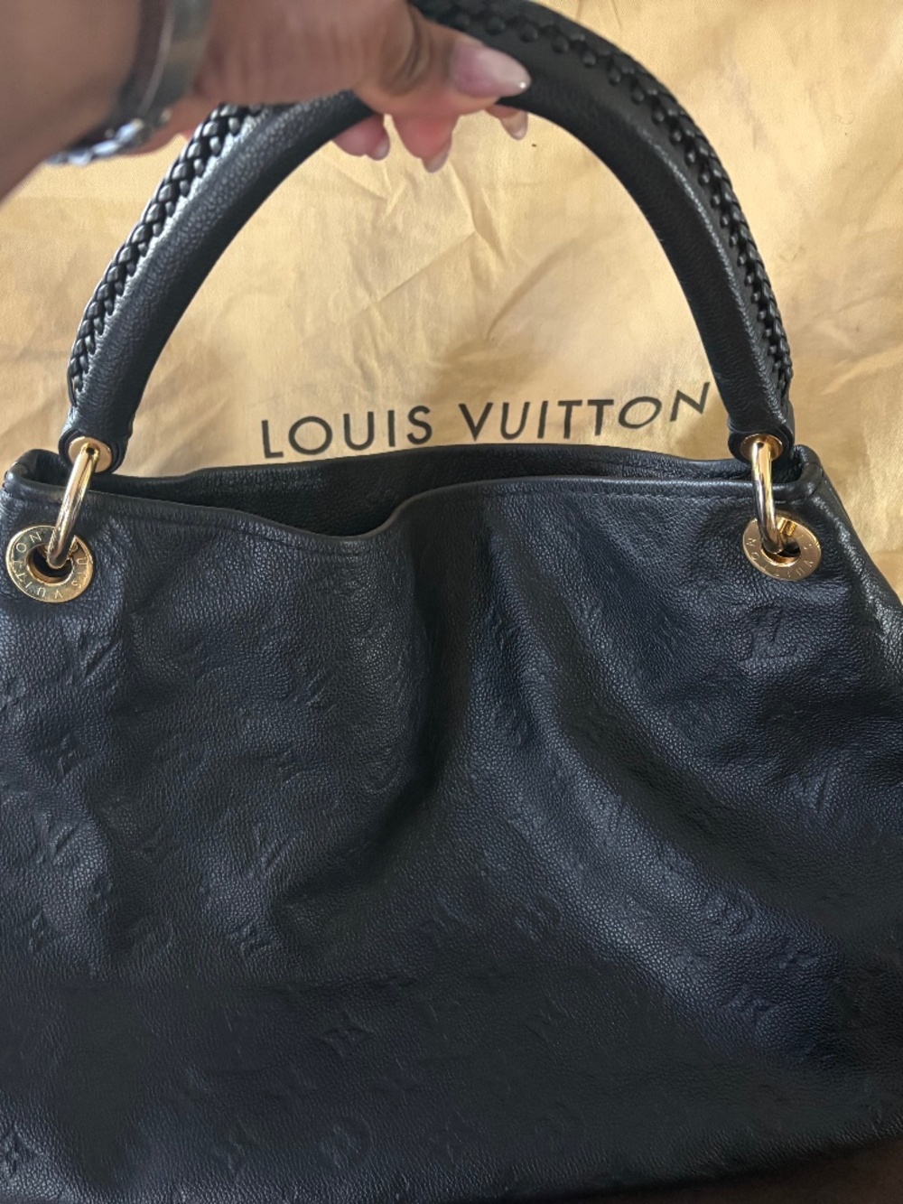 Authentic Artsy Louis Vuitton bag with $75 LV GIFT CARD